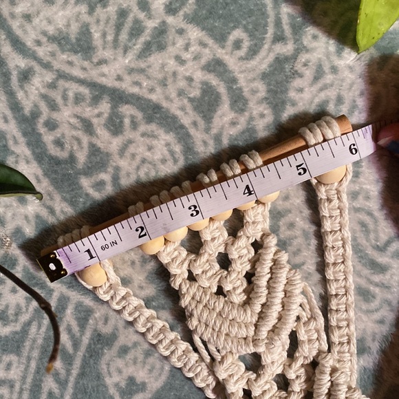 #. 36 Custom Hand Crafted one of a kind Macrame Hanging wall art - Picture 7 of 10